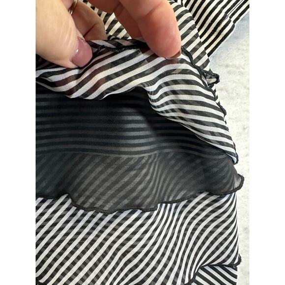 Vintage Alfred Dunner Stunner!  Layered Women Top Cap Sleeve Y2K Size PL - Picture 4 of 10